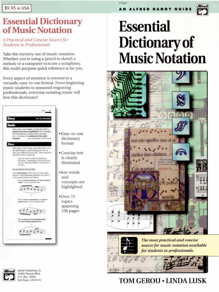 Essential Dictionary of Music Notation | PDF | Orchestras | Musical ...