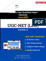 Ugc Net Paper II Law 2023 818162