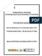 Ik - Bli.05.02.07.nbr - Pengoperasian Lo Separator Unit