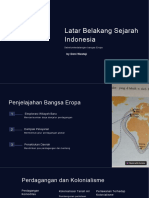 Latar Belakang Sejarah Indonesia