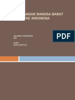 Uas Us1 Kedatangan Bangsa Eropa Ke Indonesia Doni Wastaji