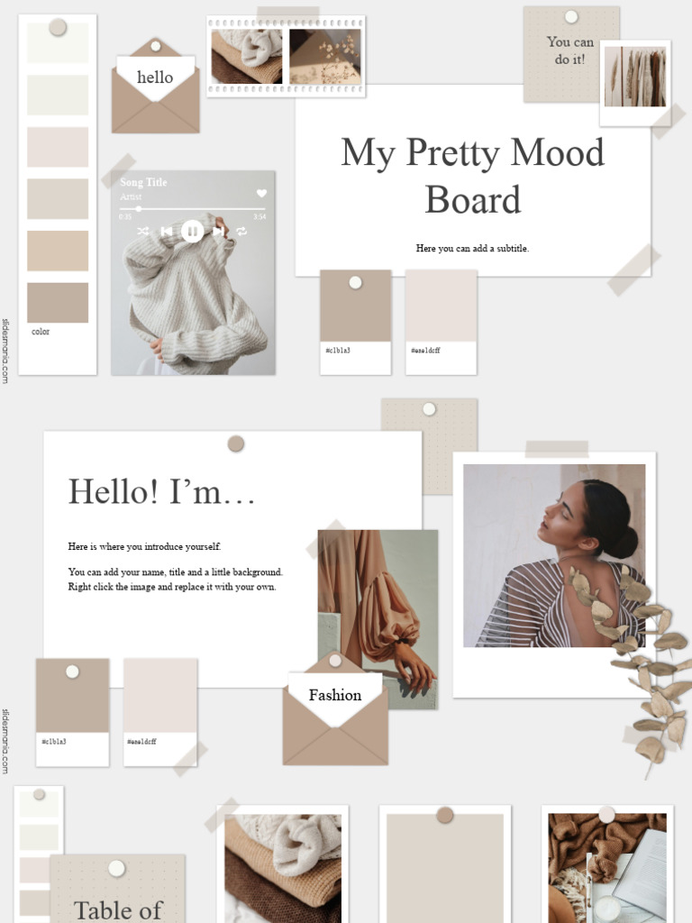 My Mood Board SlidesMania | PDF