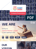 PlanetSpark Company Presentation
