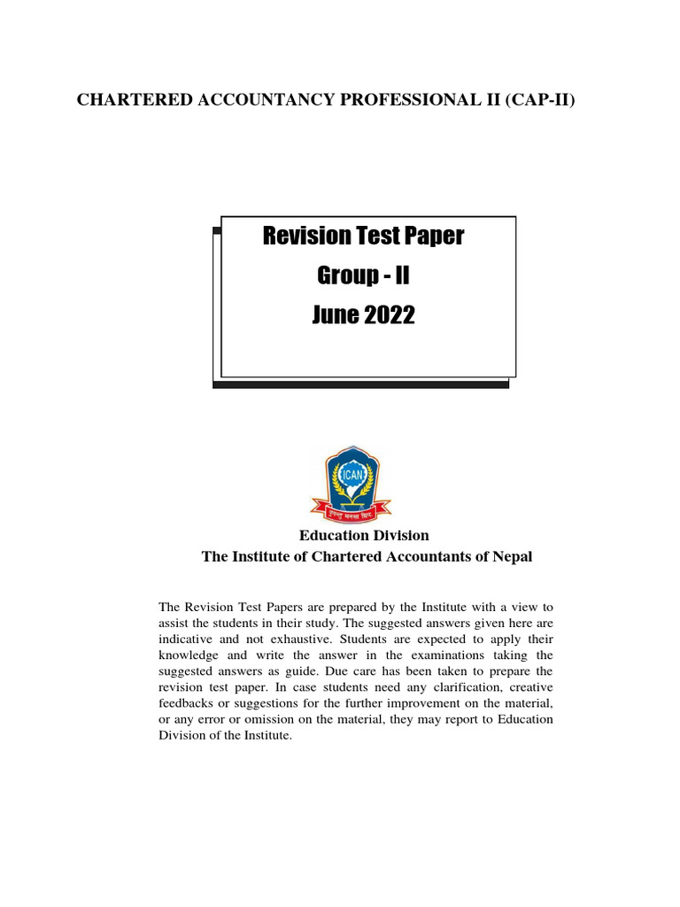 CAP II Group II June 2022 | PDF | Dividend | Depreciation