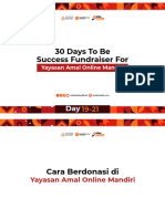 (DAY 19-21) 30 Days TO Be Success Fundraiser For Yayasan Amal Online Mandiri