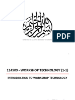 Lecture 01 - Workshop Safety