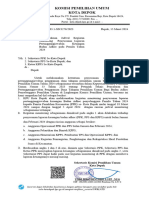 139-SD-SEK-Pemberitahuan Jadwal Kegiatan Monitoring Penyusunan Laporan Pertanggungjawaban Keuangan Badan Adhoc Pada Pemilu Tahun 2024