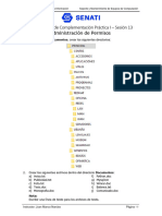 Sesión 13 SCP I - Administración de Permisos