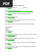 UGRD-CS6209 Software Engineering 1 Midterm Exam