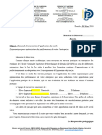 Lettre de Demande D'autorisation Pour Le TP - Ergonomie