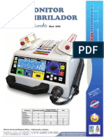 Desfibrilador 3850b Monofasico y Monitor ECG - Hoja de Datos