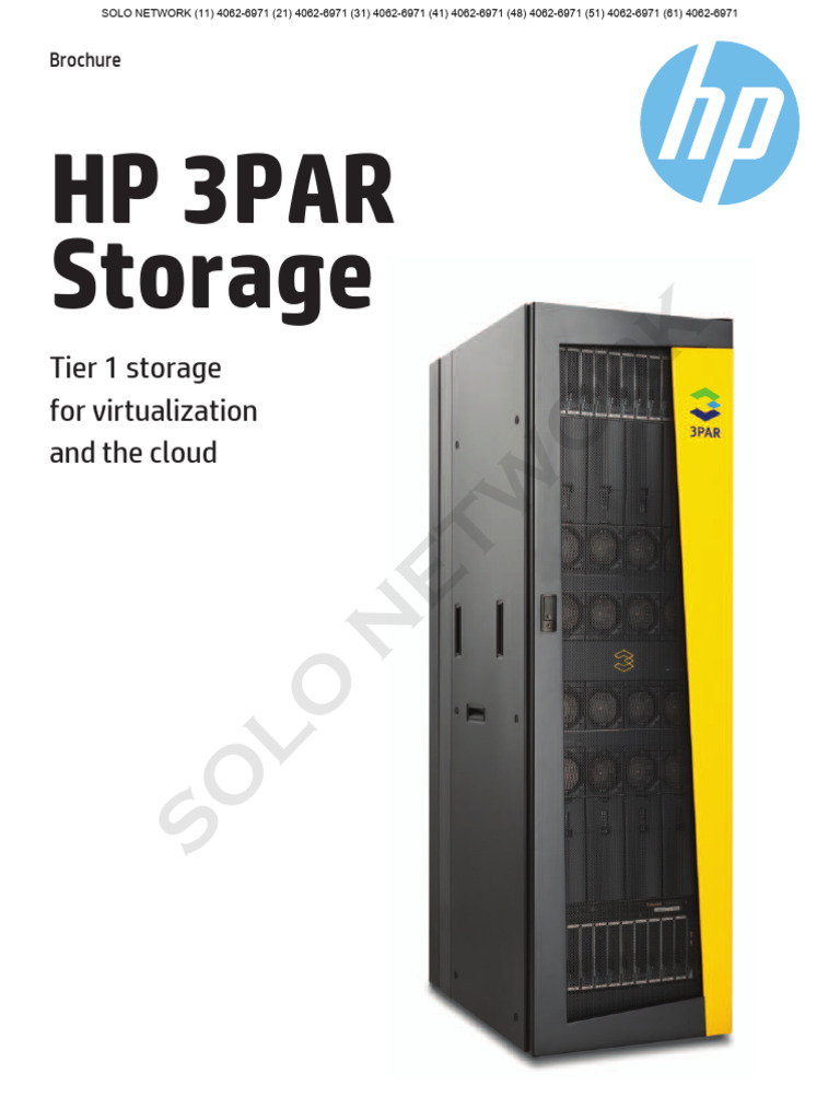 HP 3PAR Storage for Virtualization | PDF | Virtualization | Computer ...