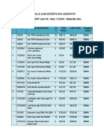 KENSVILLE - CELL - Material - List April 26 - May 11, 2024