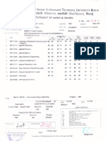 Degree Marksheets