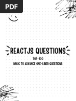 Reactjs 100 One Liner Questions and Answers 1692938721