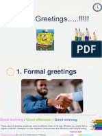 English Greetings