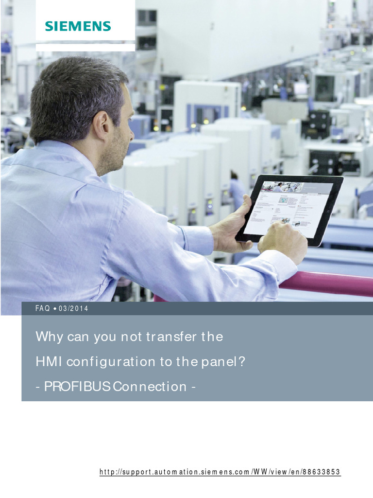 Hmi Projekttransfer Profibus en | PDF | Graphical User Interfaces ...