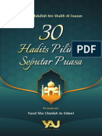 E-Book Hadits-Hadits Puasa