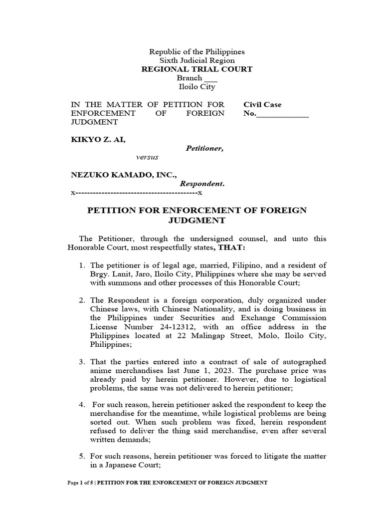 Petition for correction of entries in the birth certificate pdf