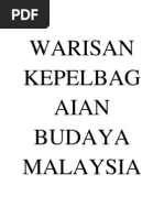 Download Warisan Kepelbagaian Budaya Malaysia by Lixuan Wong SN71520704 doc pdf