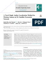 A Novel Single Anchor Localization Method For Wireless Sensor in 5G Satellite-Terrestrial Network