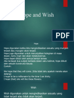 3.wish and Hope