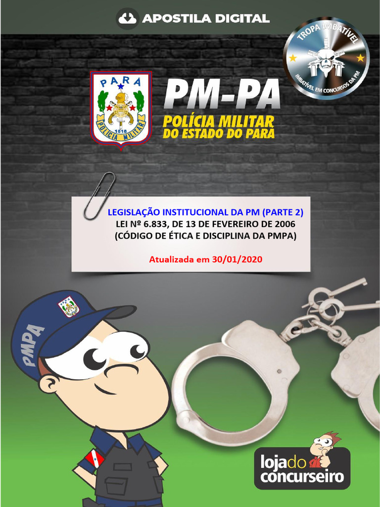Apostila Digital PM - PA | PDF | Polícia militar | Polícia