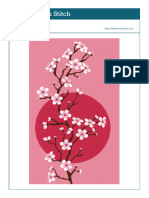 Blossom Cross Stitch Pattern