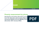 Developing and Testing Alternative Poverty Metrics