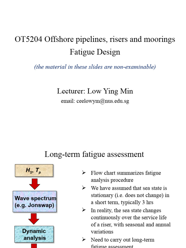 Fatigue Design (Extra, Non-Examinable) | PDF | Fatigue (Material ...