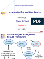 Budgeting and Cost Managment - Lec10