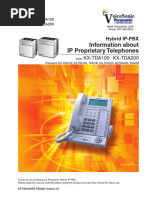 KX-TDA100-200 2-0 IP Phone Info