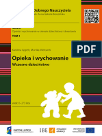 NDN Opieka I Wychowanie 1 Wczesne Dziecinstwo