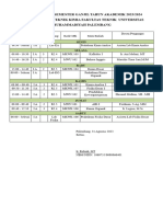 Jadwal Kuliah SMT 1 2023-2024