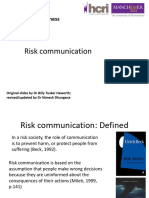 HCRI79000 Risk Communication - Full Slides