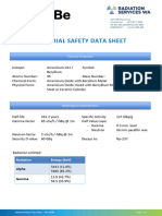 RSWA MSDS Am-241Be-V1.1