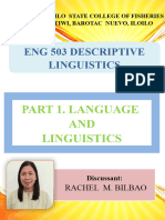 Descriptive Linguistics