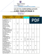 Periodical Test Q4 Aralpan 3 Melc Based Bikol