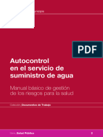 Autocontrol Servicio Suministro Agua