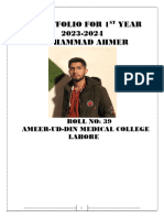 Portfolio-Muhammad Ahmer PDF