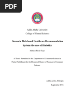 Semantic Web Based Healthcare Recommendation System The Case of Diabetics 2016