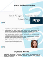 Slides - Pós-Registro de Medicamentos - Parte 2