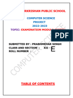 Comp. Science Project File by PRABHMEHAR SINGH