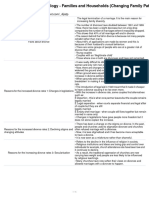 Sociology Changing Family Patterns