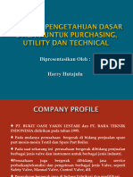 Training Pengetahuan Dasar Utility Untuk Purchasing, Utility