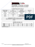 Certified Material Test Report