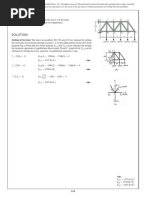 Solution: Method of Sections: The Forces in Members HI, CH, and CD Are Exposed by Cutting