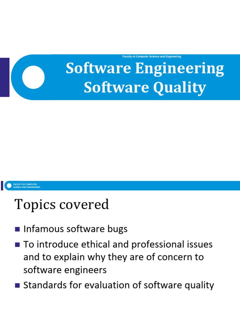 Software Quality | PDF | Software Development | Computer Engineering