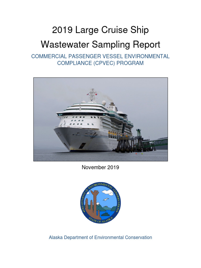 2019 Large Cruise Ship Wastewater Report Final | PDF | Sewage Treatment ...