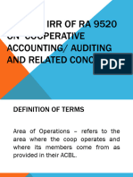 Revised-IRR-RA 9520 Cooperative Accounting Auditing and Related Concerns
